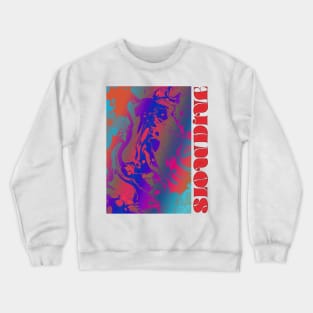 Slowdive †† Retro Style Psychedelic Fan Design Crewneck Sweatshirt